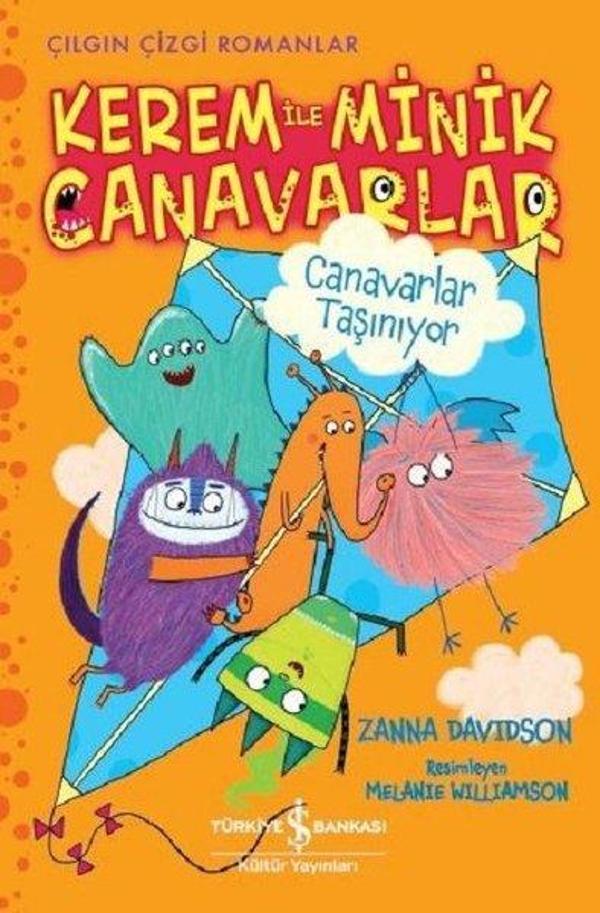 Canavarlar Taşınıyor: Kerem ile Minik Canavarlar-Çılgın Çizgi Romanlar - İş Bankası Kültür Yayınları - Image 1
