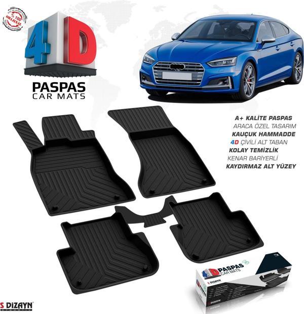 Audi A5 4D Havuzlu Paspas 2017 ve Üzeri A+Kalite - Image 1