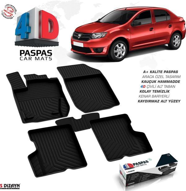 Dacia Logan 2 4D Havuzlu Paspas 2013-2020 A+Kalite - Image 1
