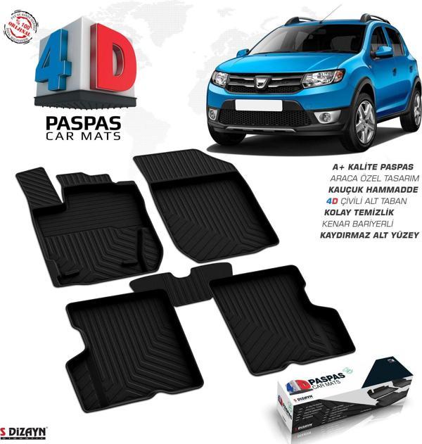 Dacia Sandero 2 4D Havuzlu Paspas 2013-2020 A+Kalite - Image 1