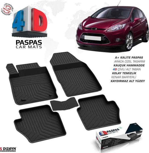 Ford Fiesta 4D Havuzlu Paspas 2009-2015 A+Kalite - Image 1