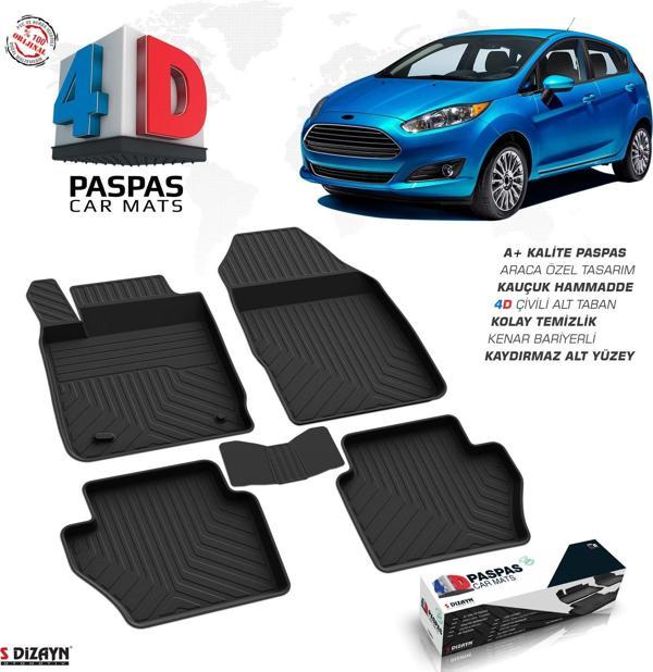 Ford Fiesta 4D Havuzlu Paspas 2015-2017 A+Kalite - Image 1