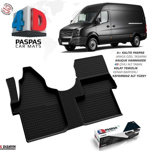 VW Crafter 4D Havuzlu Paspas 2006 Üzeri Ön Tek Koltuk - Image 1