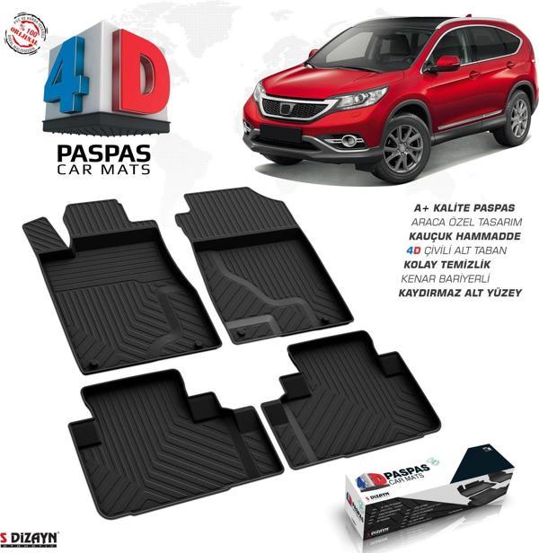 Honda CR-V 4D Havuzlu Paspas 2012-2018 A+Kalite - Image 1