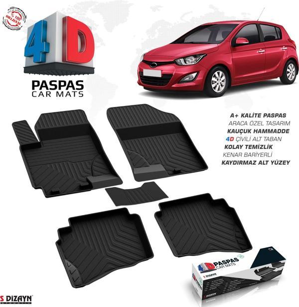 Hyundai i20 4D Havuzlu Paspas 2009-2014 A+Kalite - Image 1