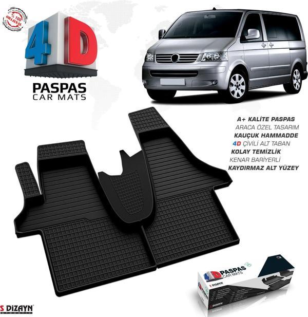 VW Transporter T5 4D Havuzlu Paspas 2003-2015 A+Kalite - Image 1