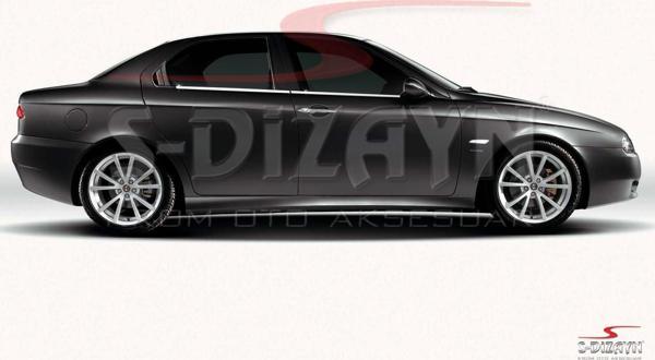 S-Dizayn Alfa Romeo 156 Krom Cam Çıtası 4 Prç 1997-2007 - Image 1