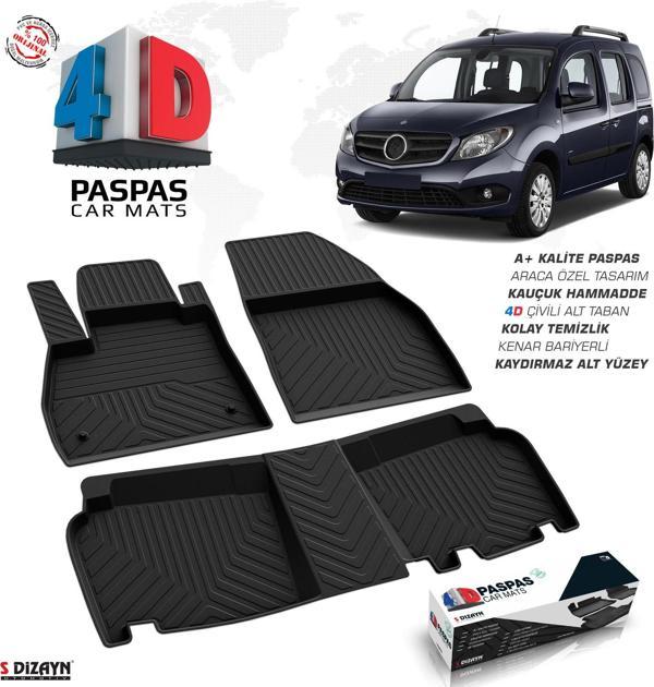 Mercedes Citan 4D Havuzlu Paspas 2008 ve Üzeri A+ Kalite - Image 1