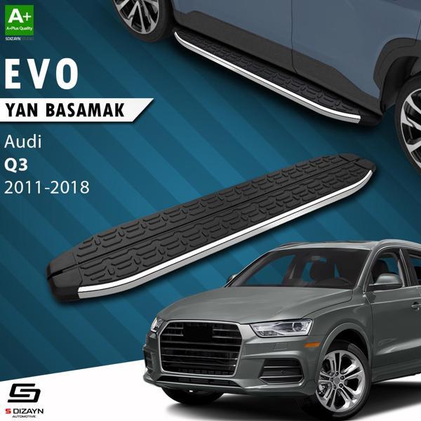 S-Dizayn Audi Q3 8U Evo Krom Yan Basamak 173 Cm 2011-2018 - Image 1