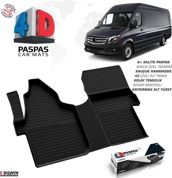 Mercedes Sprinter W906 4D Havuzlu Paspas 2006 Üzeri Ön Çift Koltuk - Image 1