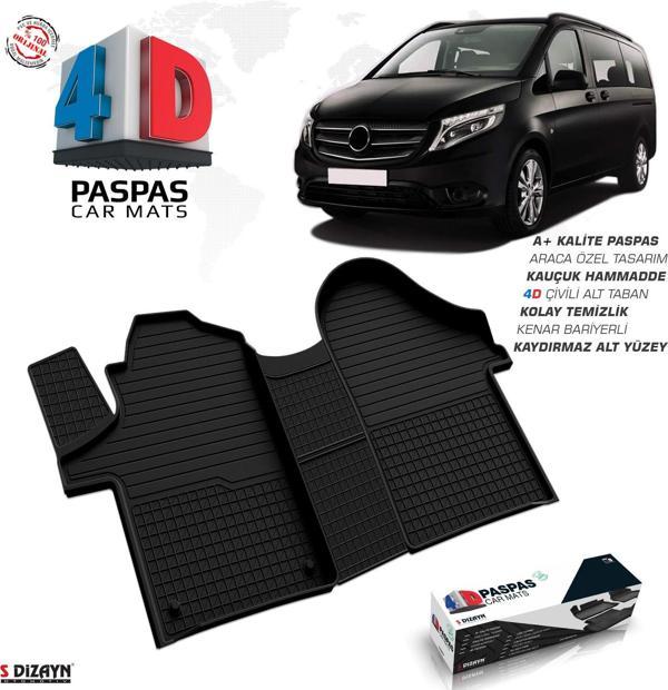 Mercedes Vito W447 4D Havuzlu Paspas 2014 ve Üzeri - Image 1