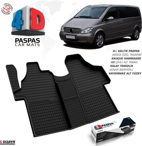 Mercedes Vito W639 4D Havuzlu Paspas 2004-2014 - Image 1