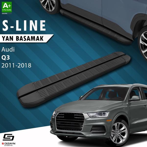 S-Dizayn Audi Q3 8U S-Line Siyah Yan Basamak 173 Cm 2011-2018 - Image 1