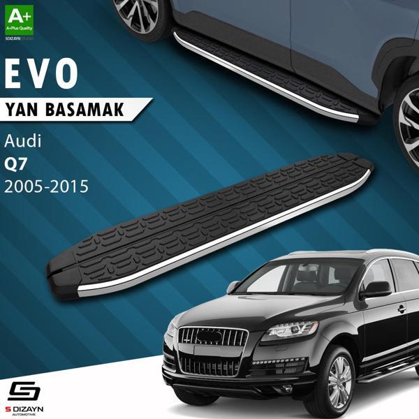 S-Dizayn Audi Q7 Evo Krom Yan Basamak 213 Cm 2005-2015 - Image 1