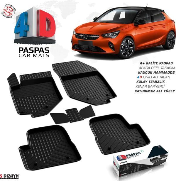 Opel Corsa F 4D Havuzlu Paspas 2019 Üzeri A+Kalite - Image 1