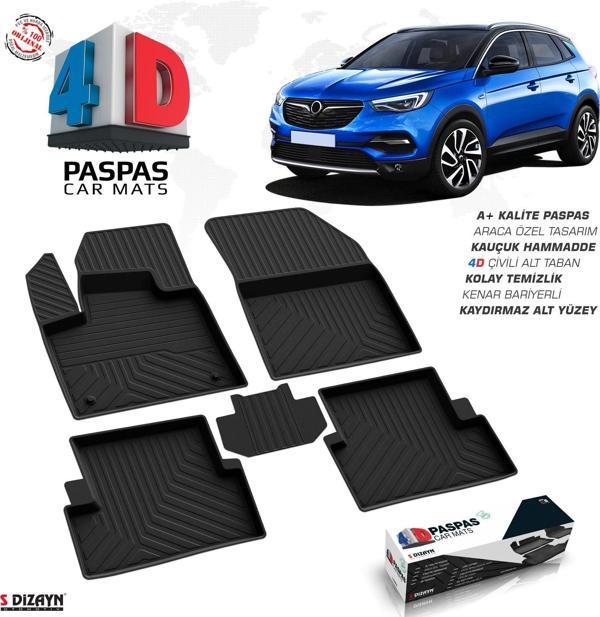 Opel Grandland X 4D Havuzlu Paspas 2017 ve Üzeri - Image 1