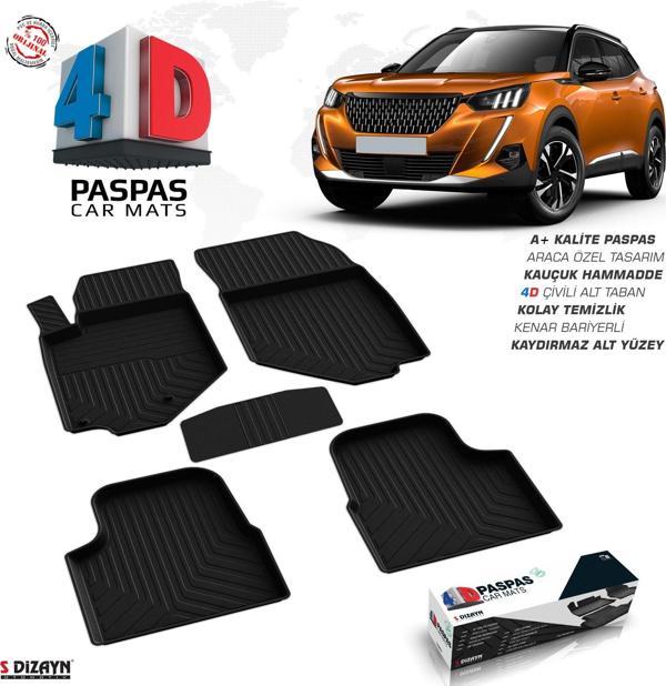 Peugeot 2008 4D Havuzlu Paspas 2019 ve Üzeri A+Kalite - Image 1