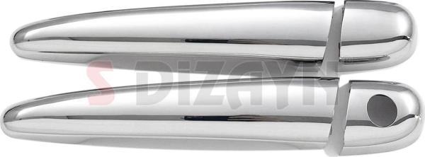 S-Dizayn Bmw 3 Serisi E46 Krom Kapı Kolu 2 Kapı 1998-2003 - Image 1