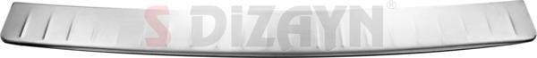 S-Dizayn Bmw 3 Serisi E91 Krom Arka Tampon Eşiği 2005-2012 - Image 1