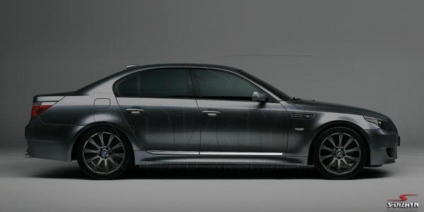 S-Dizayn Bmw 5 Serisi E60 Kapı Koruma Çıtası Krom 2005-2010 - Image 1