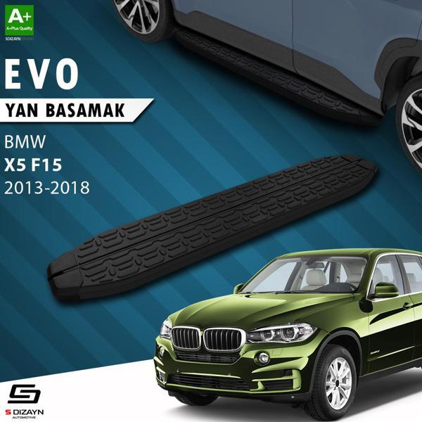 S-Dizayn Bmw X5 F15 Evo Siyah Yan Basamak 193 Cm 2013-2018 - Image 1