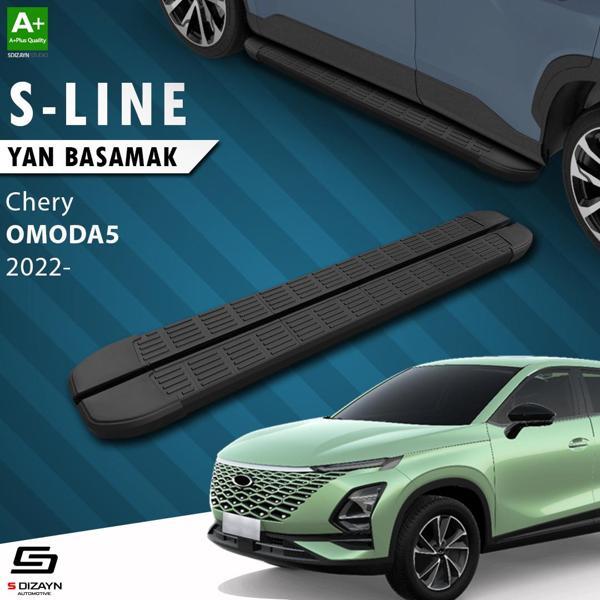 S-Dizayn Chery Omoda5 S-Line Siyah Yan Basamak 183 Cm 2022 Üzeri - Image 1