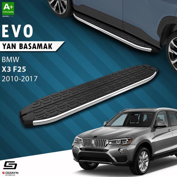 S-Dizayn Bmw X3 F25 Evo Krom Yan Basamak 193 Cm 2010-2017 - Image 1