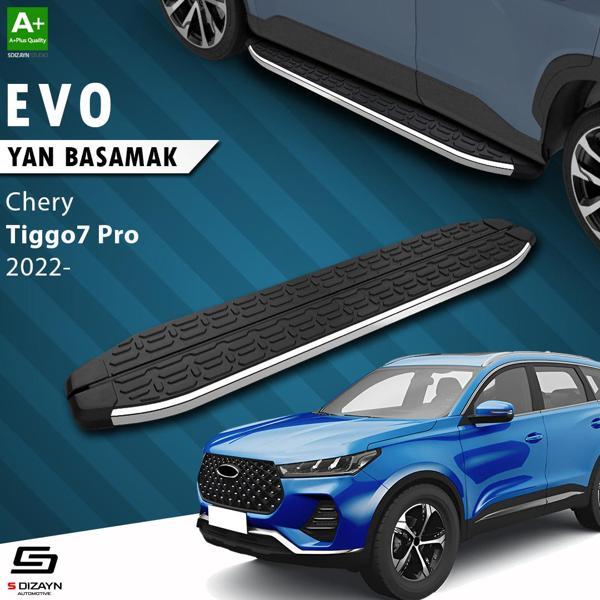 S-Dizayn Chery Tiggo7 Pro Evo Krom Yan Basamak 183 Cm 2022 Üzeri - Image 1