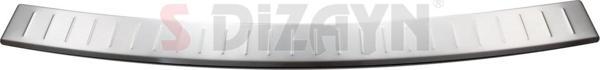 S-Dizayn Bmw X3 F25 Krom Arka Tampon Eşiği 2010-2017 - Image 1