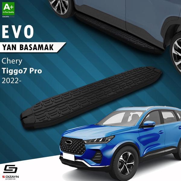 S-Dizayn Chery Tiggo7 Pro Evo Siyah Yan Basamak 183 Cm 2022 Üzeri - Image 1