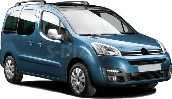 S-Dizayn Citroen Berlingo Abs Krom Ayna Kapağı 2 Prç 2012-2018 - Image 1