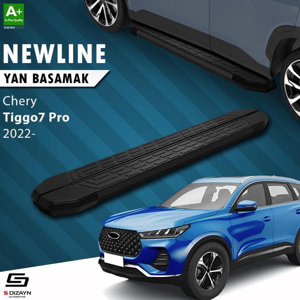 S-Dizayn Chery Tiggo7 Pro NewLine Siyah Yan Basamak 183 Cm 2022 Üzeri - Image 1