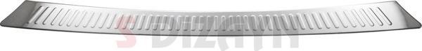 S-Dizayn Citroen Berlingo Krom Arka Tampon Eşiği 2008-2018 - Image 1