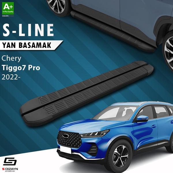 S-Dizayn Chery Tiggo7 Pro S-Line Siyah Yan Basamak 183 Cm 2022 Üzeri - Image 1