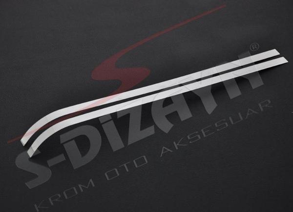 S-Dizayn Citroen Berlingo Krom Sürgülü Kapı Çıtası 2 Prç 2008-2018 - Image 1