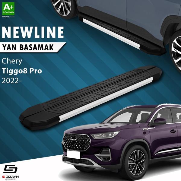 S-Dizayn Chery Tiggo8 Pro NewLine Aluminyum Yan Basamak 183 Cm 2022 Üzeri - Image 1