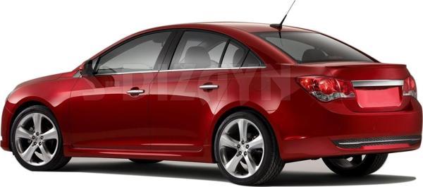 S-Dizayn Chevrolet Cruze SD Krom Bagaj Çıtası 2009-2019 - Image 1