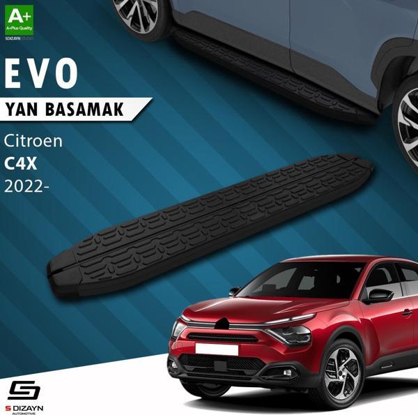 S-Dizayn Citroen C4 X Evo Siyah Yan Basamak 183 Cm 2022 Üzeri - Image 1