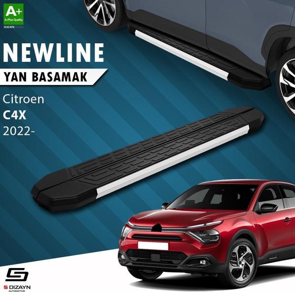 S-Dizayn Citroen C4 X NewLine Aluminyum Yan Basamak 183 Cm 2022 Üzeri - Image 1