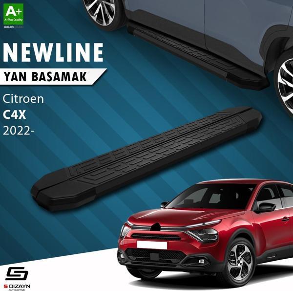 S-Dizayn Citroen C4 X NewLine Siyah Yan Basamak 183 Cm 2022 Üzeri - Image 1