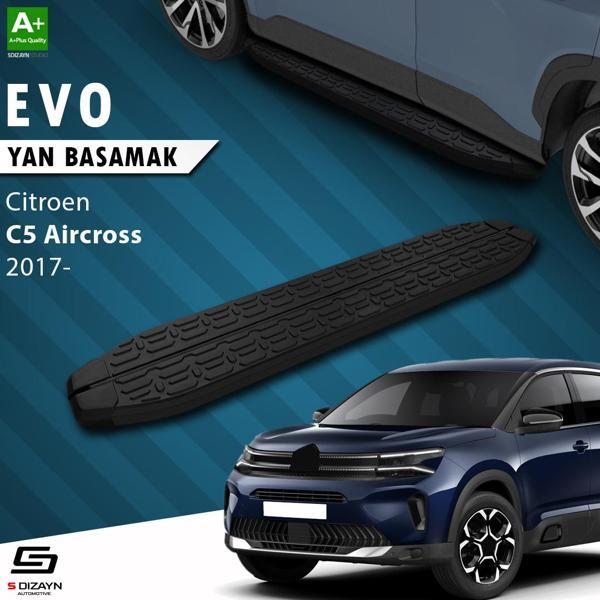 S-Dizayn Citroen C5 Aircross Evo Siyah Yan Basamak 193 Cm 2017 Üzeri - Image 1