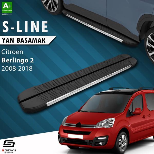 S-Dizayn Citroen Berlingo 2 S-Line Krom Yan Basamak 193 Cm 2008-2018 - Image 1