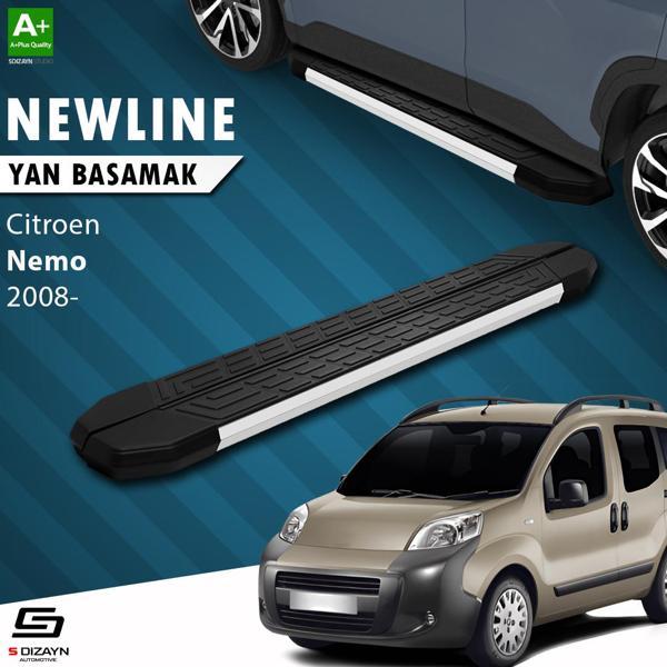 S-Dizayn Citroen Nemo NewLine Aluminyum Yan Basamak 173 Cm 2008 Üzeri - Image 1