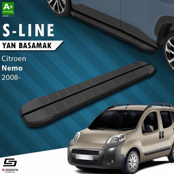 S-Dizayn Citroen Nemo S-Line Siyah Yan Basamak 173 Cm 2008 Üzeri - Image 1