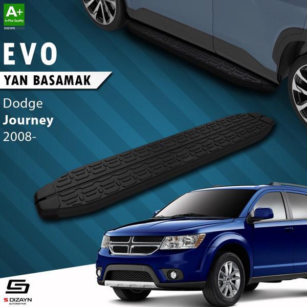 S-Dizayn Dodge Journey Evo Siyah Yan Basamak 183 Cm 2008 Üzeri - Image 1