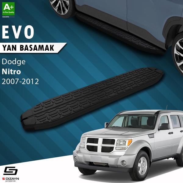 S-Dizayn Dodge Nitro Evo Siyah Yan Basamak 153 Cm 2007-2012 - Image 1