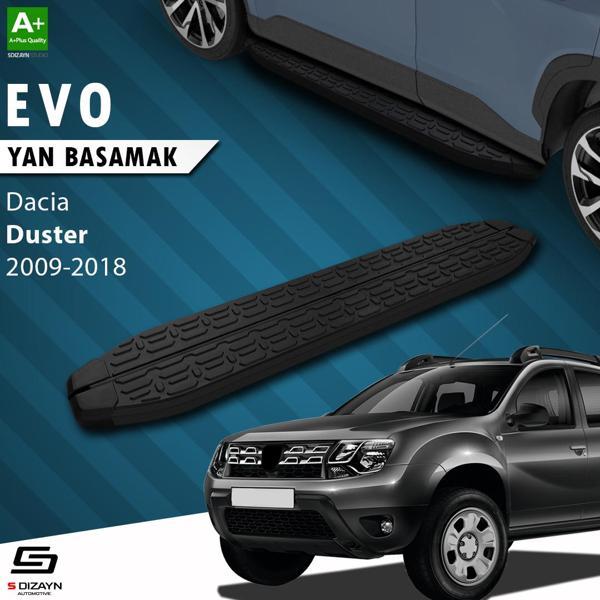 S-Dizayn Dacia Duster Evo Siyah Yan Basamak 173 Cm 2009-2018 - Image 1