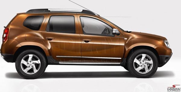 S-Dizayn Dacia Duster Kapı Koruma Çıtası Krom 2009-2018 - Image 1