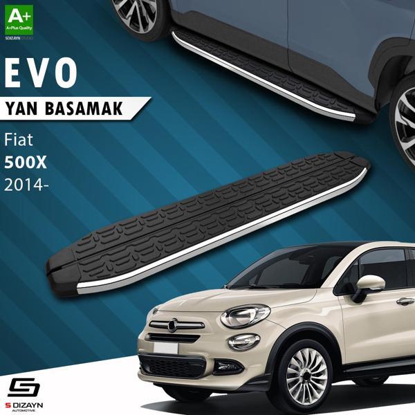 S-Dizayn Fiat 500X Evo Krom Yan Basamak 173 Cm 2014 Üzeri - Image 1