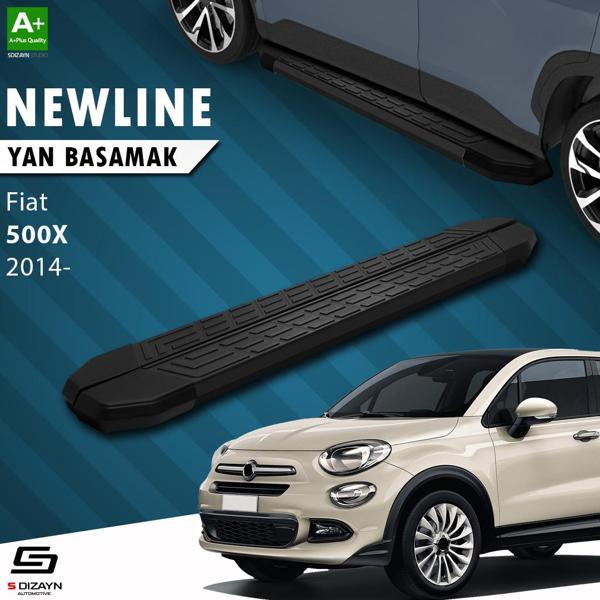 S-Dizayn Fiat 500X NewLine Siyah Yan Basamak 173 Cm 2014 Üzeri - Image 1